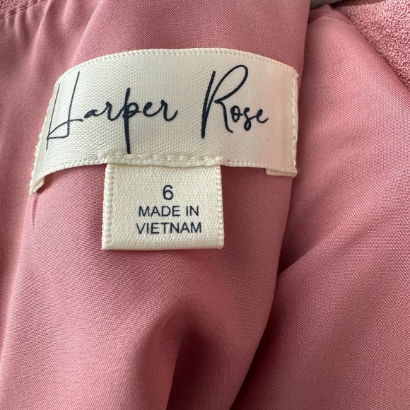NWT Harper Rose Tie Neck Sheath Dress (Sz M) - Picture 5 of 8